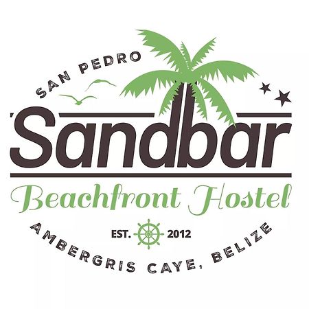 Sandbar Beachfront Hostel & Restaurant San Pedro  Exterior foto